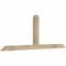 Ekena Millwork Portland Rough Sawn Timber Gable Bracket, Douglas Fir, 84"W x 31"H x 4"D x 4"F, 9/12 Pitch GBW084X31X0404POR00RDF - alternate 5